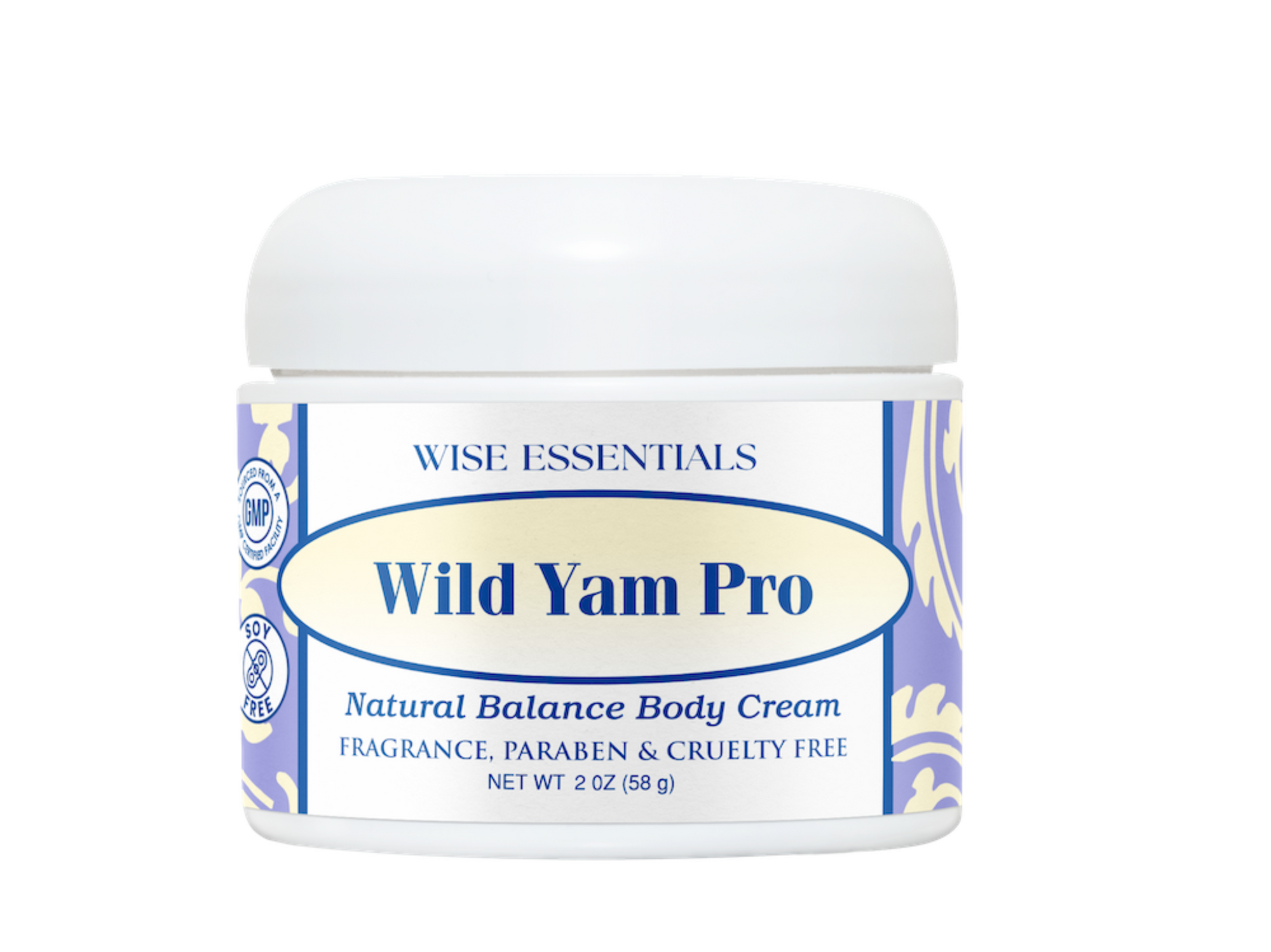 Wild Yam Progestpro Organic Cream 2 oz Jar